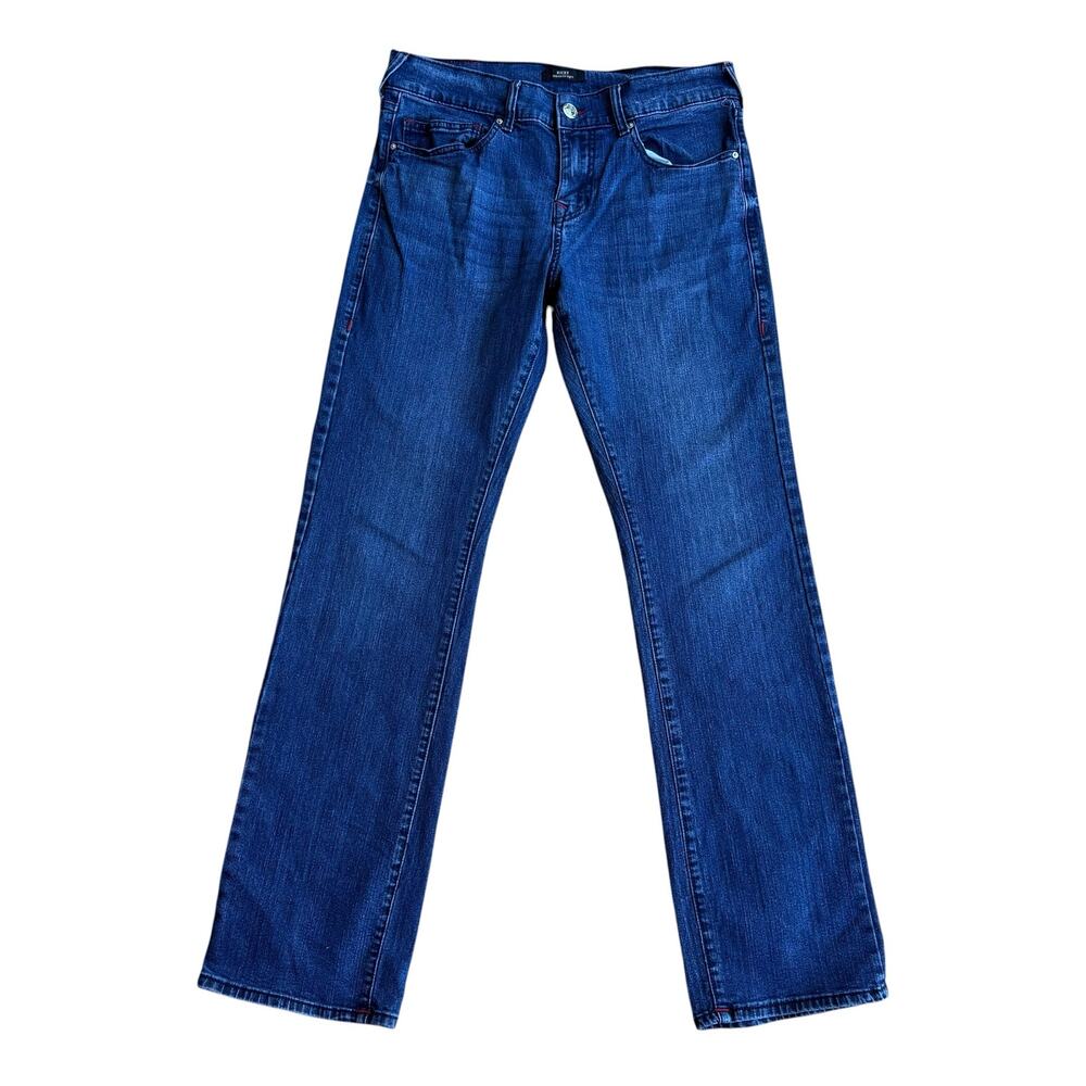 True Religion Mens Ricky Relaxed Straight Dark Wash Stretch Jeans Size 32